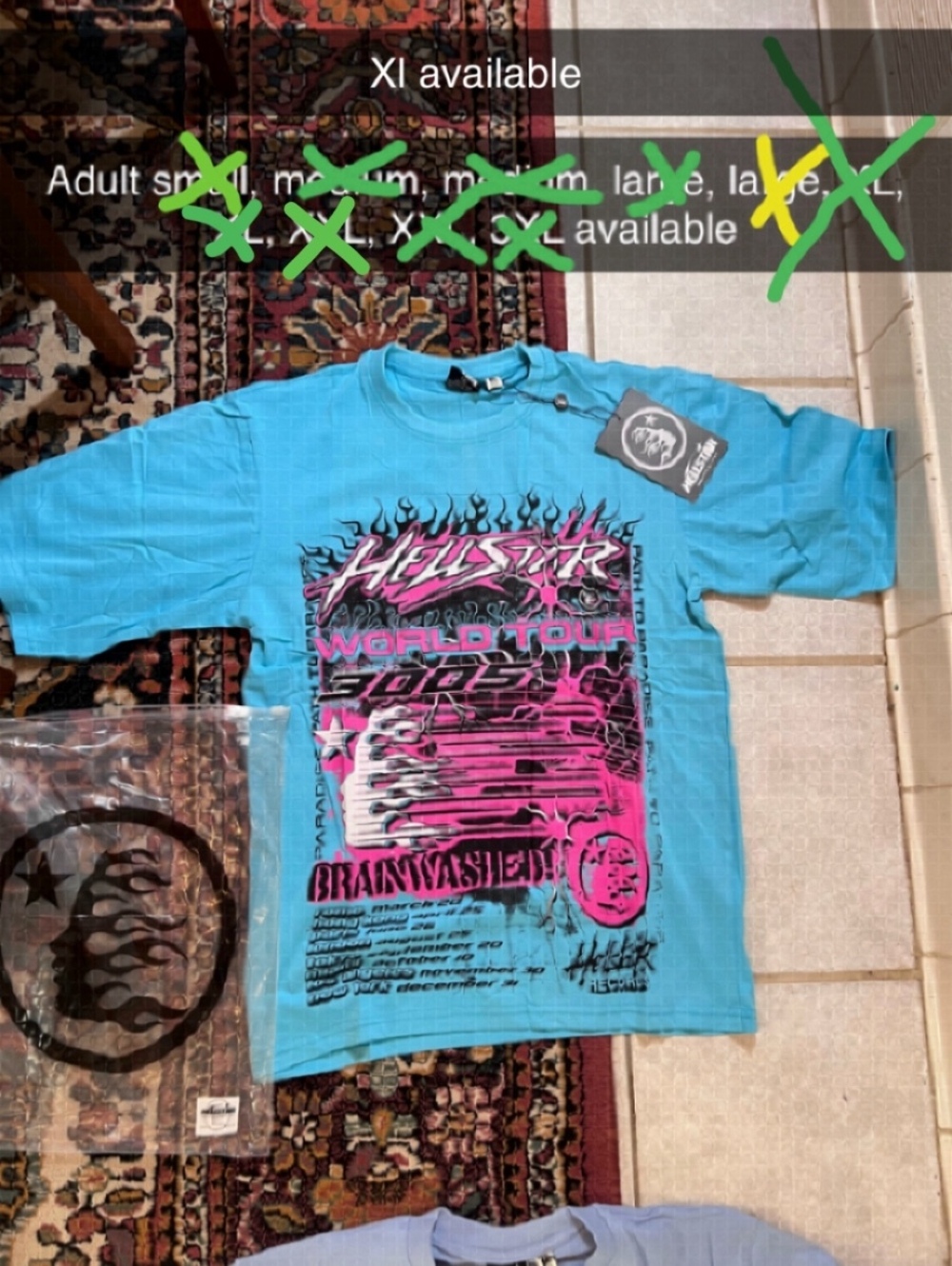 Men’s hellstar shirts size XL